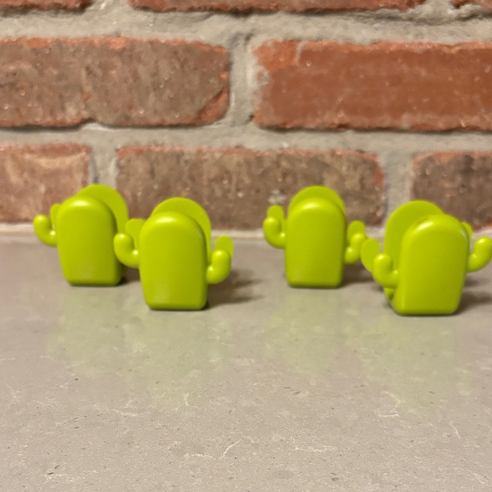 4-Joie Green Cactus Taco Holders.